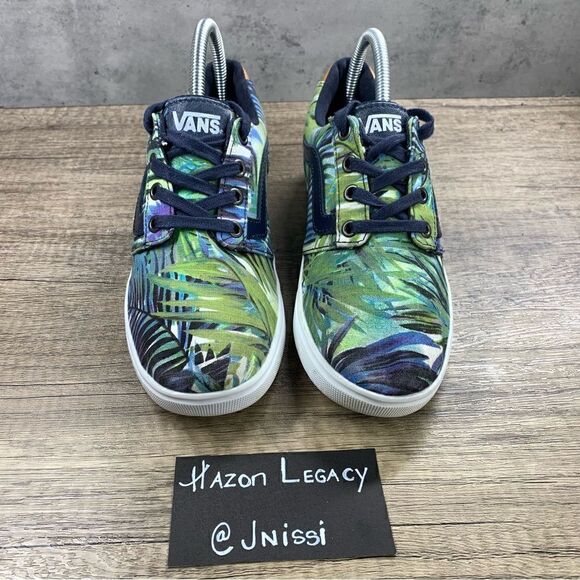 Vans Chapman Ultracrush Lite Tropical Palm Tree~Canvas Low Top Sneakers~Size 7 - Picture 3 of 8